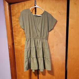 Mini Green Dress by Mine